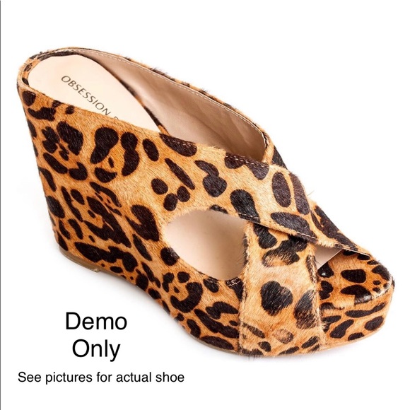 Obsession Rules Calf Hair Wedge - Picture 1 of 7